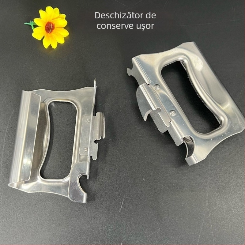 Deschizător multifuncțional pentru conserve și sticle, utensil de bucătărie din oțel inoxidabil