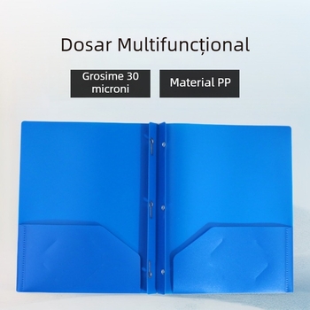 Noul dosar cu clip Tadpole, 3 găuri, format D, organizator de documente pentru birou, 235 x 294 mm