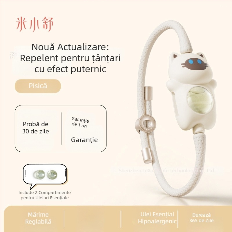 Brățară anti țânțari pentru adulți și copii, portabilă pentru exterior