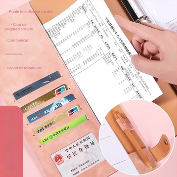 Carte de înregistrare pentru controalele prenatale cu informații despre ecografie