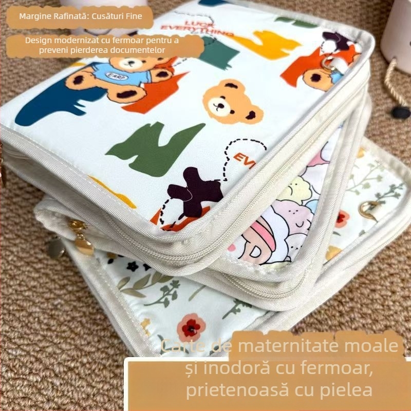 Carte de stocare a informațiilor despre investigațiile de sarcină și îngrijirea prenatală, înregistrări de la ultrasonografie, pliabilă și portabilă, format A4/A5, 100 de pagini