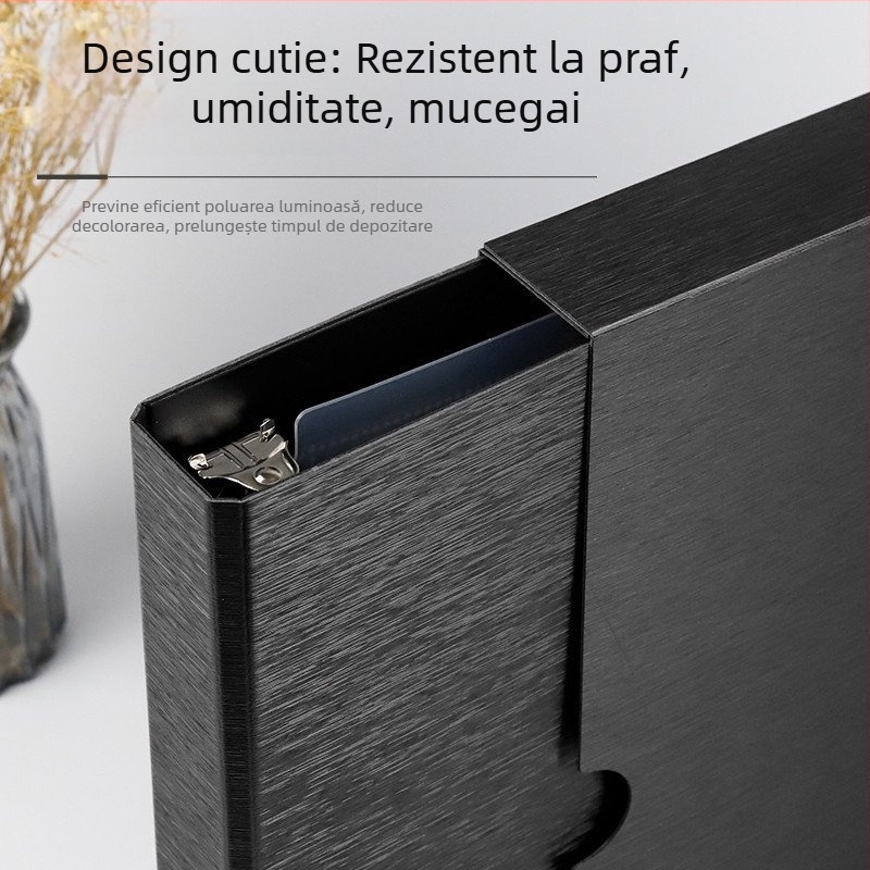 Husă de stocare a filmelor fără acid, cu trei găuri, pentru filme 135/120, husă universală cu 11 găuri
