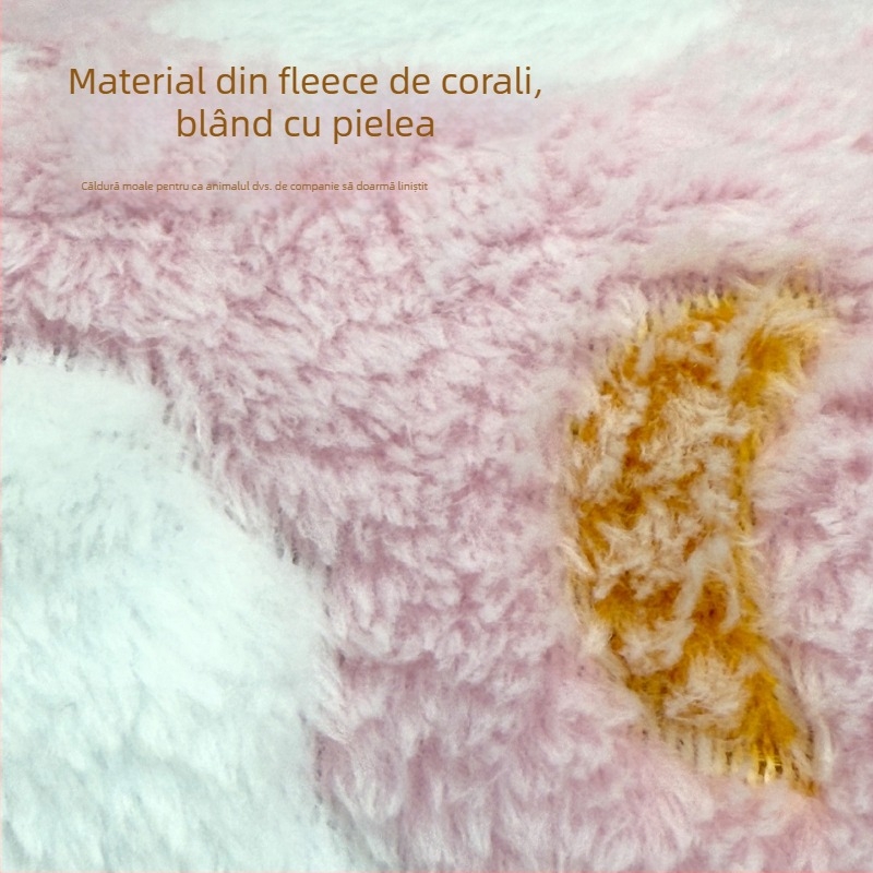 Cuib mic pentru hamster, casă închisă ovală din bumbac, pentru animale de companie mici