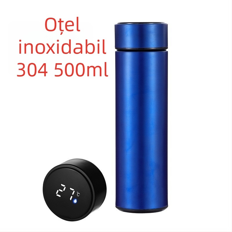 Cană termos cu afișaj inteligent al temperaturii, oțel inoxidabil 304, design minimalist unisex, cadou de afaceri personalizabil