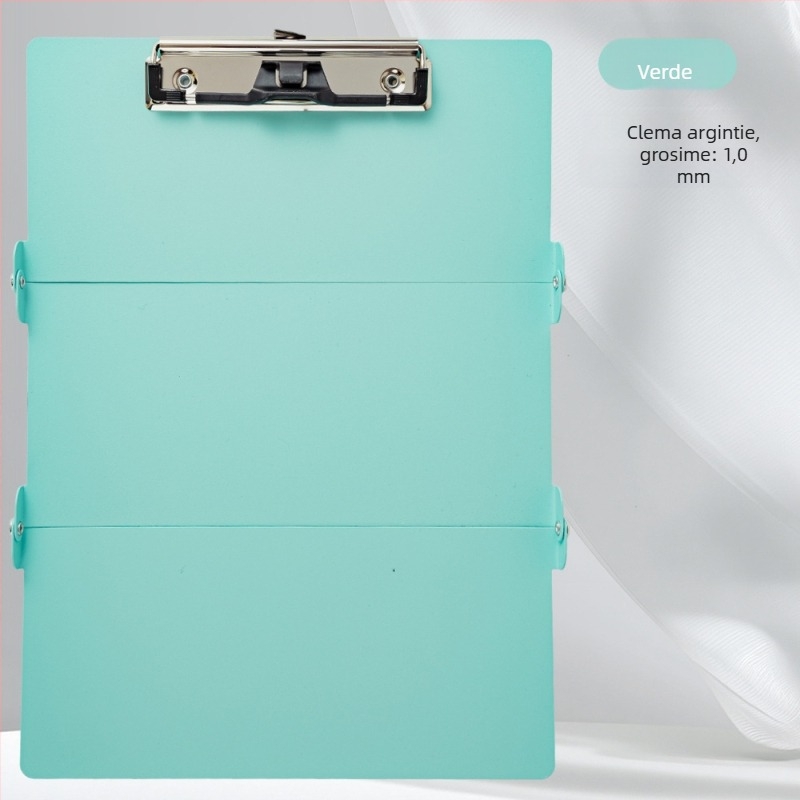 Clipboard din aluminiu A4, planșă de scriere pliabilă și dosar pentru documente