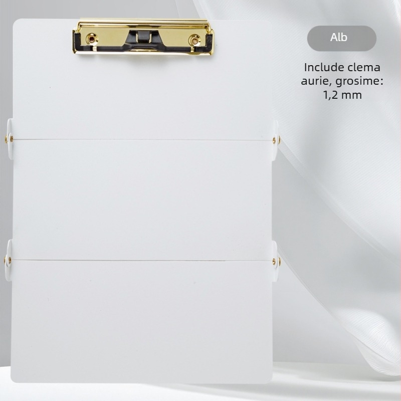 Clipboard din aluminiu A4, planșă de scriere pliabilă și dosar pentru documente