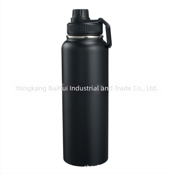 Sticlă de apă Space Cup de 32oz, pereți dubli din oțel inoxidabil 304, izolație, pentru ciclism în aer liber și alpinism.