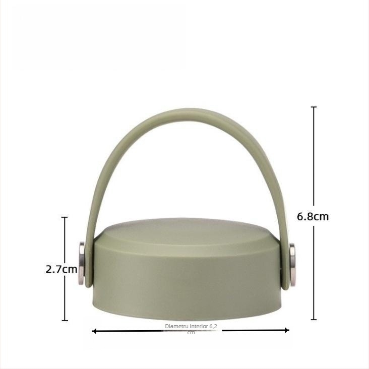 Capac termos 1 L cu nucleu din oțel inoxidabil 304, capac plat cu mâner, design etanș