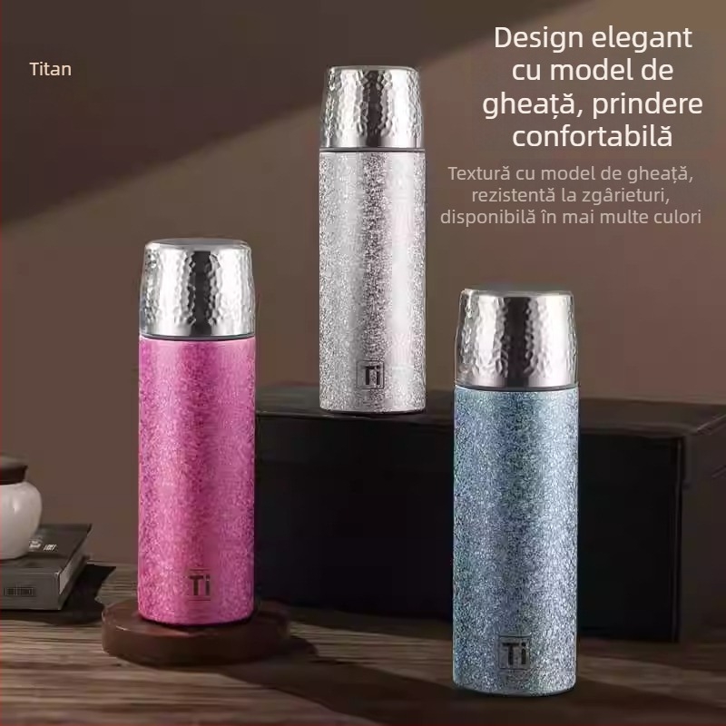Yunxi Cana termică cu strat de titan și cutie cadou — set business premium pentru infuzarea ceaiului