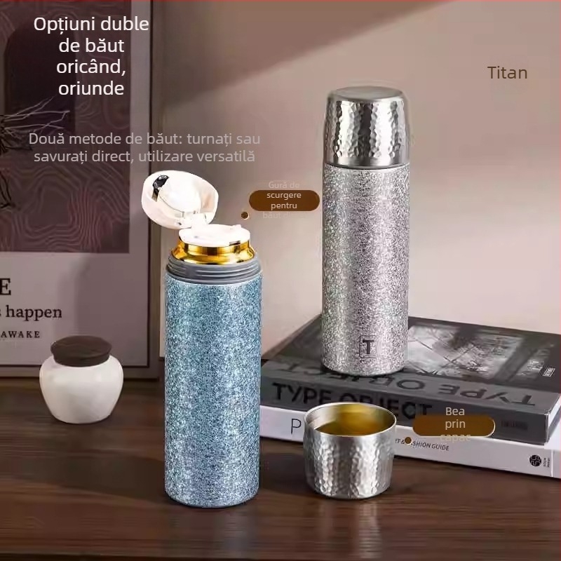 Yunxi Cana termică cu strat de titan și cutie cadou — set business premium pentru infuzarea ceaiului