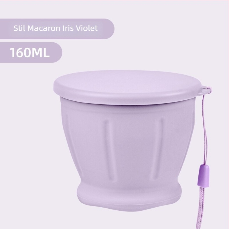 Pahar pliabil din silicon, portabil, pentru apă, pentru camping și călătorii