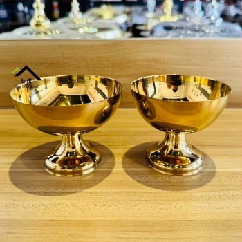 Cupe de desert din oțel inoxidabil nemagnetic, pentru înghețată, chec cu iaurt, budincă și cocktail, cupe pentru salată Bird's Nest