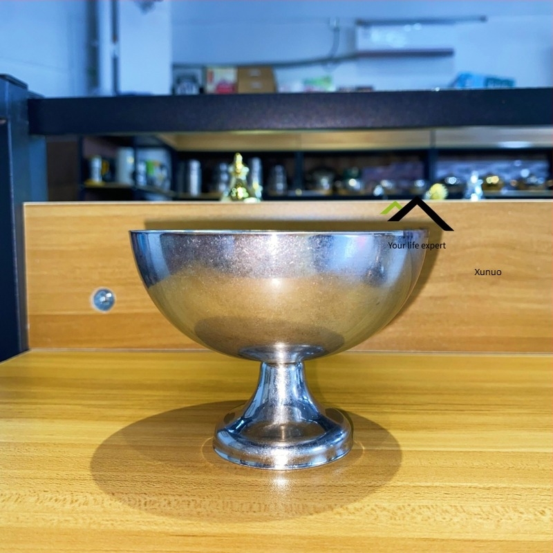 Cupe de desert din oțel inoxidabil nemagnetic, pentru înghețată, chec cu iaurt, budincă și cocktail, cupe pentru salată Bird's Nest