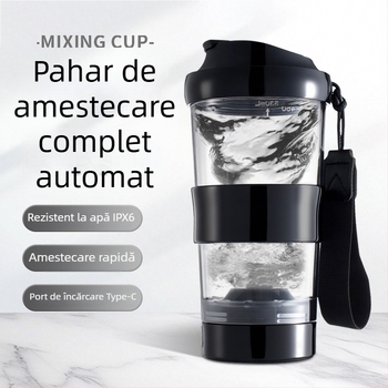 Cană electrică de amestec cu capacitate mare, complet automată, cu scară – shaker pentru pudră de cafea