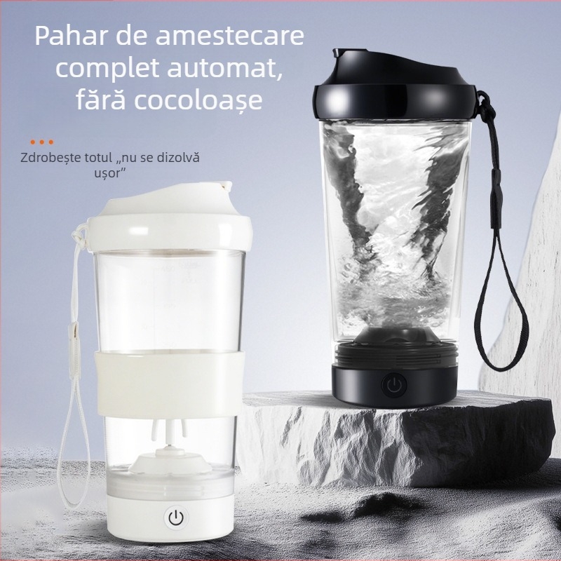 Cană electrică de amestec cu capacitate mare, complet automată, cu scară – shaker pentru pudră de cafea