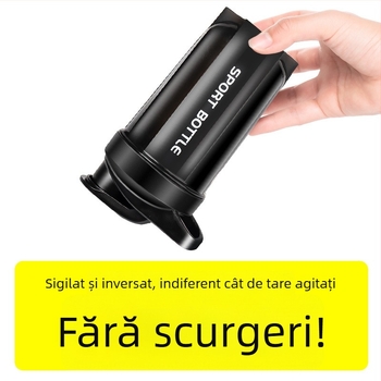 Shaker de fitness pentru shake-uri proteice, înlocuitor de masă, recipient de amestec portabil, cu capacitate mare