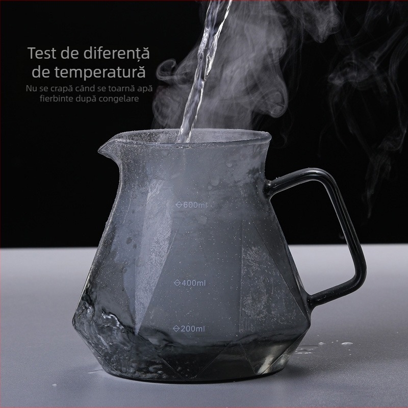 Cafetieră inteligentă pentru cafea prin picurare, cu filtru din sticlă detașabil și accesorii pentru preparare manuală