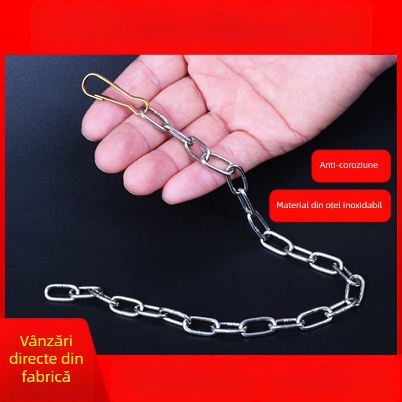 Lanț de împământare anti-static – oțel inoxidabil, lanț conductiv pentru echipamente