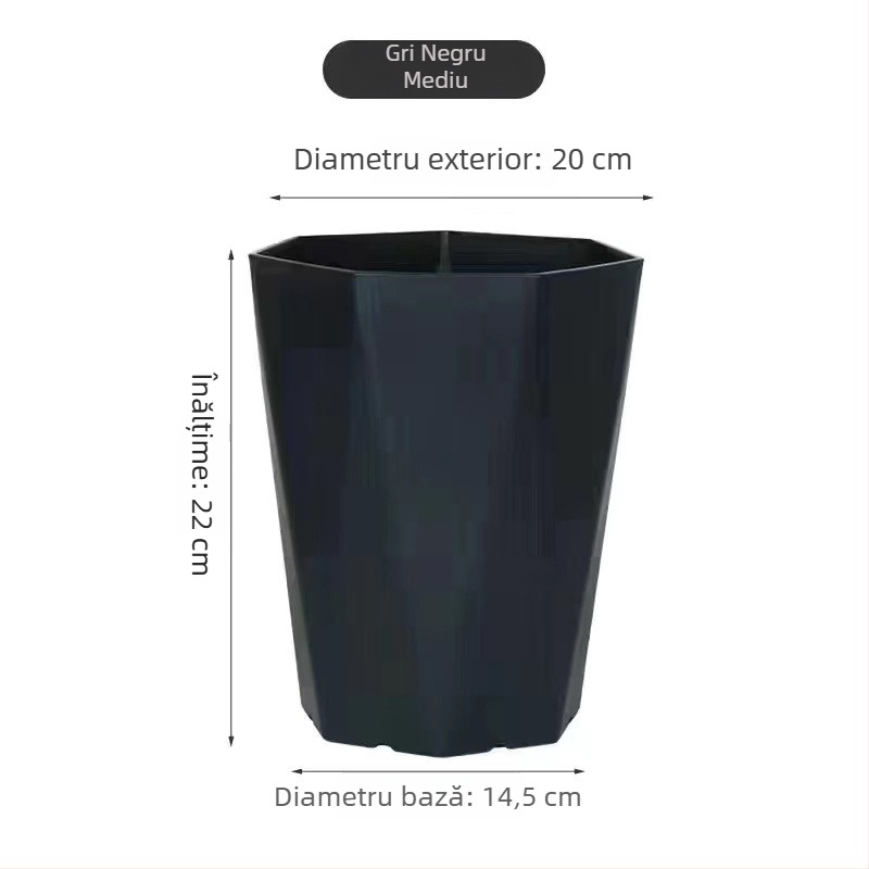 Ghiveci din rășină, formă diamant, stil european, minimalist, pentru sufragerie sau birou, potrivit pentru plante verzi mari