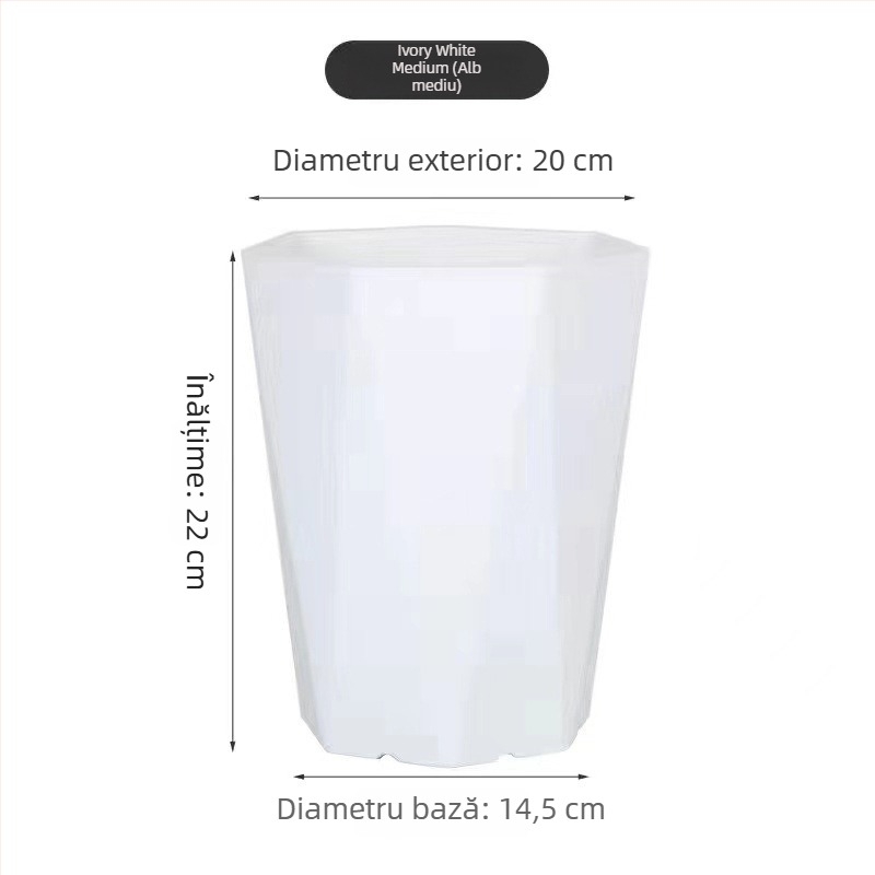 Ghiveci din rășină, formă diamant, stil european, minimalist, pentru sufragerie sau birou, potrivit pentru plante verzi mari