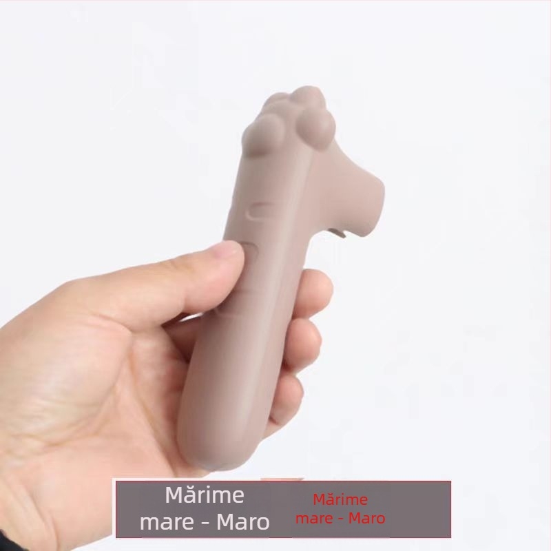 Protector pentru mânerul ușii cu design labă de pisică, silicon anti-derapant, anti-static, plăcuță de susținere pe perete în spatele ușii