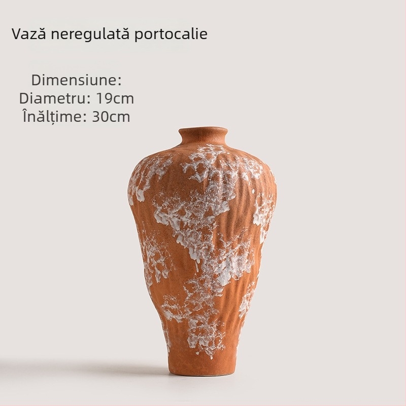 Beihanmei vază vintage din porțelan, farmec Wabi-Sabi pentru decorul casei