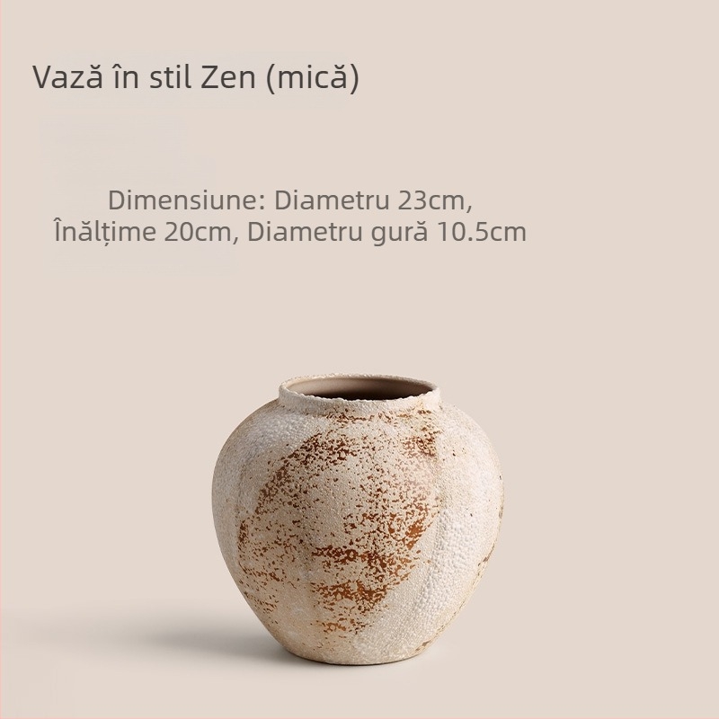 Beihanmei vază vintage din porțelan, farmec Wabi-Sabi pentru decorul casei