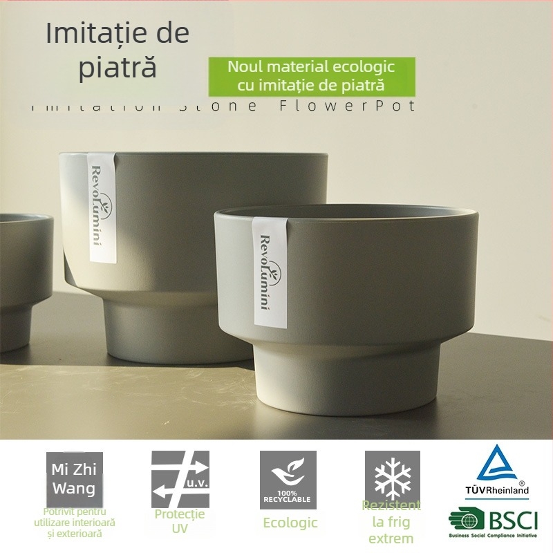 Ghiveci din rășină îmbunătățit pentru orhidee fluture — set mic de ghivece pentru aranjamente florale de Anul Nou