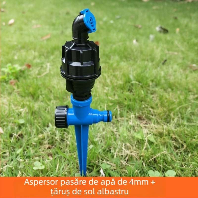 Cap de irigare pentru grădină, rotire automată la 360°, pentru gazon și grădină, economie de apă