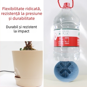 Ghiveci mic pentru suculente cu auto-udare, pentru birou, design simplu, nou, din plastic PP, durabil