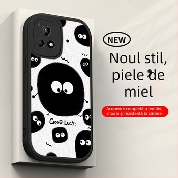 Husă Vivo Y55s, compatibilă cu Y53s și Y52s, din silicon, anti-cădere, design drăguț, unisex
