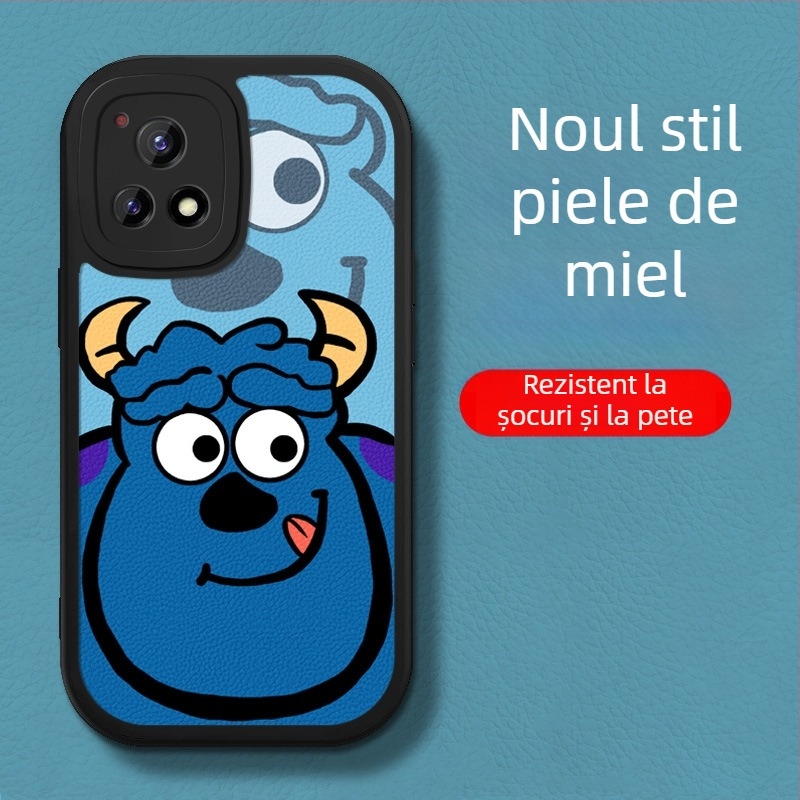 Husă Vivo Y55s, compatibilă cu Y53s și Y52s, din silicon, anti-cădere, design drăguț, unisex
