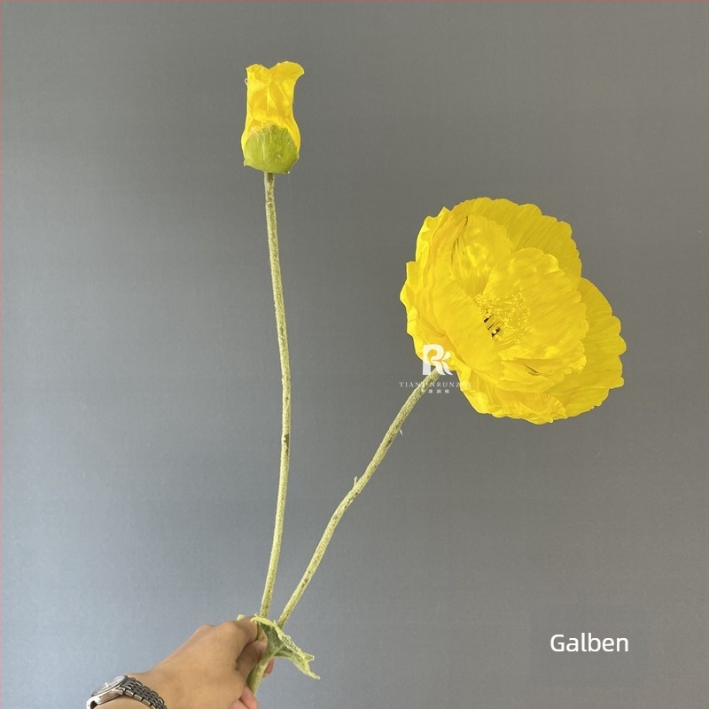 Macii artificial mari – flori de satin pentru aranjamente de nuntă, decor, recuzită pentru fotografie și artă florală pentru casă