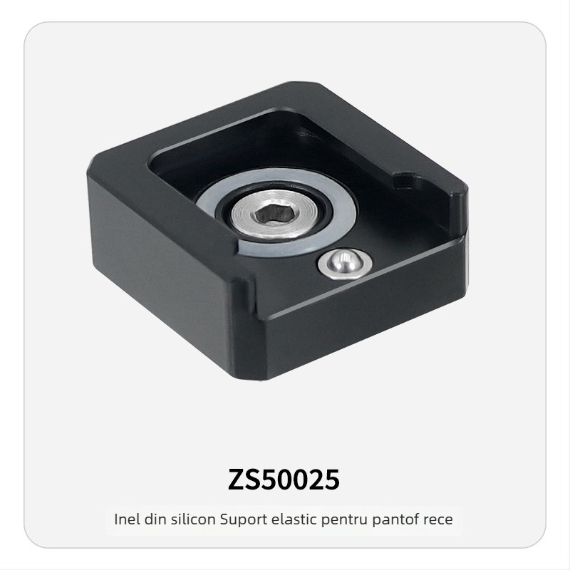 Adaptor microfon cu suport rotativ amortizat 360° – aliaj de aluminiu, filet 1/4"