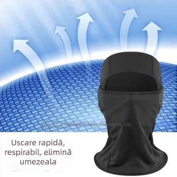 Balaclavă pentru motocicletă – mască de față cu acoperire totală, protecție împotriva vântului, primăvară-vară