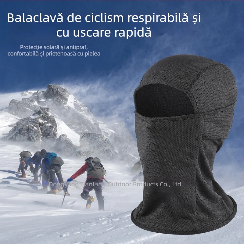 Balaclavă pentru motocicletă – mască de față cu acoperire totală, protecție împotriva vântului, primăvară-vară