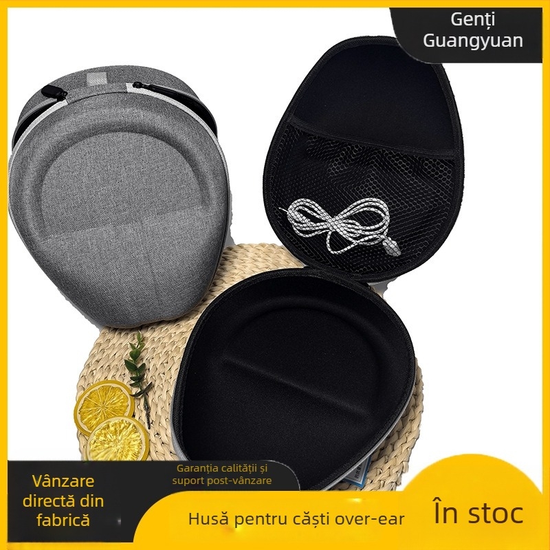 Cască universală pentru căști over-ear, husă EVA cu compartiment mare pentru Edifier, Sony Wireless Bluetooth, cutie de protecție Audio-Technica