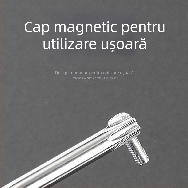 Set șurubelnițe Torx cu tijă extinsă de 40 cm, dimensiuni T5-T30, cu găuri și fără găuri