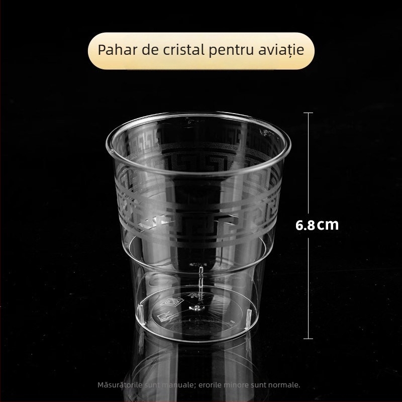 Set de tacâmuri de unică folosință pentru masă: set de patru piese cu boluri și bețișoare, plastic dur îngroșat, de înaltă calitate aeronautică, pentru picnic, grătar și uz casnic