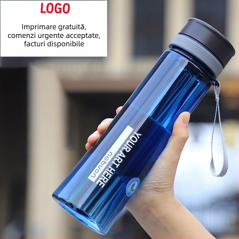 Sticlă de apă sport cu capacitate mare, rezistentă la temperaturi înalte, pentru drumeții montane în aer liber, anti-cădere, design îngroșat, pentru ceai, pentru bărbați și femei