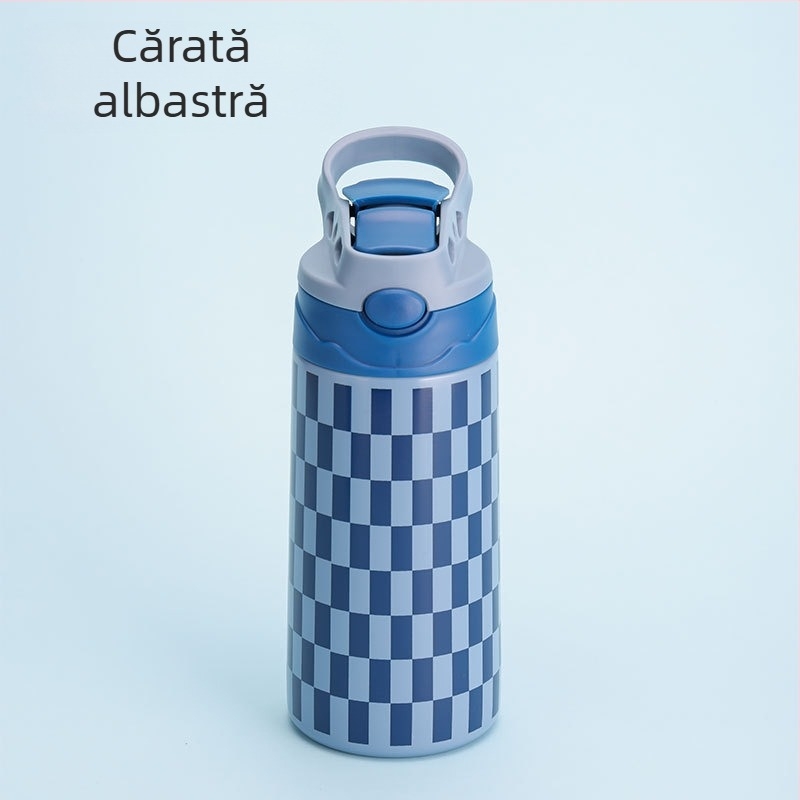 Space Flask din oțel inoxidabil 304 pentru femei – termos de exterior portabil, cu mâner