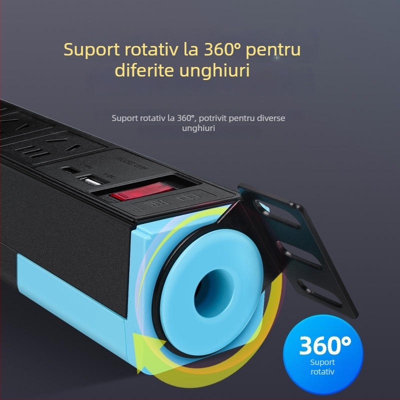 PDU pentru dulapuri și camere server, prize multiple, protecție la supratensiune și suprasarcină
