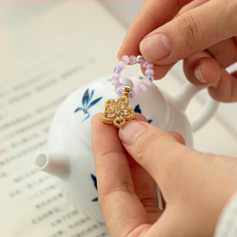 Nostalgic, handmade, mic pandantiv atârnat rotativ pentru uz casnic cu ceainic gaiwan — accesorii pentru ceremonia ceaiului