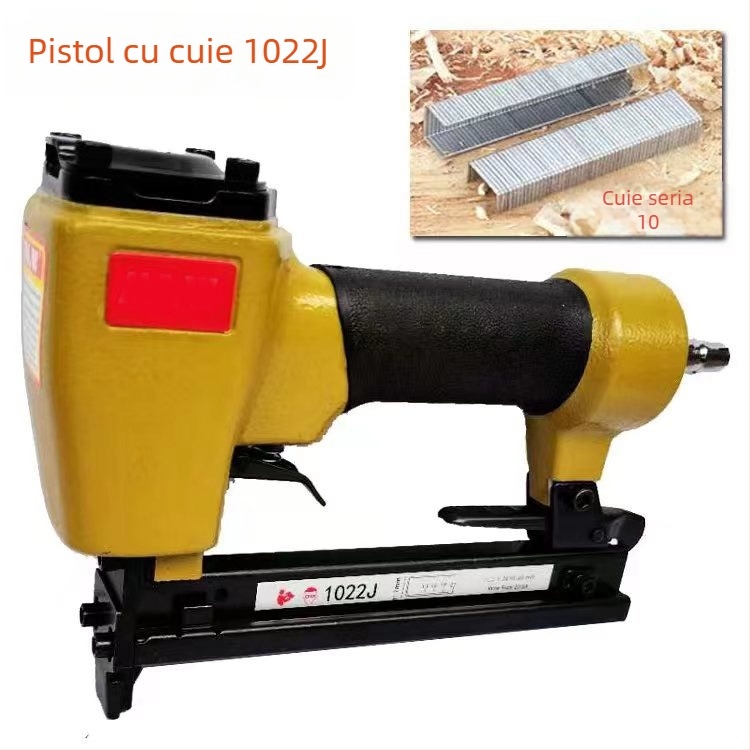 Pistol de cuie cu presiune înaltă pentru tâmplărie, cuie din oțel