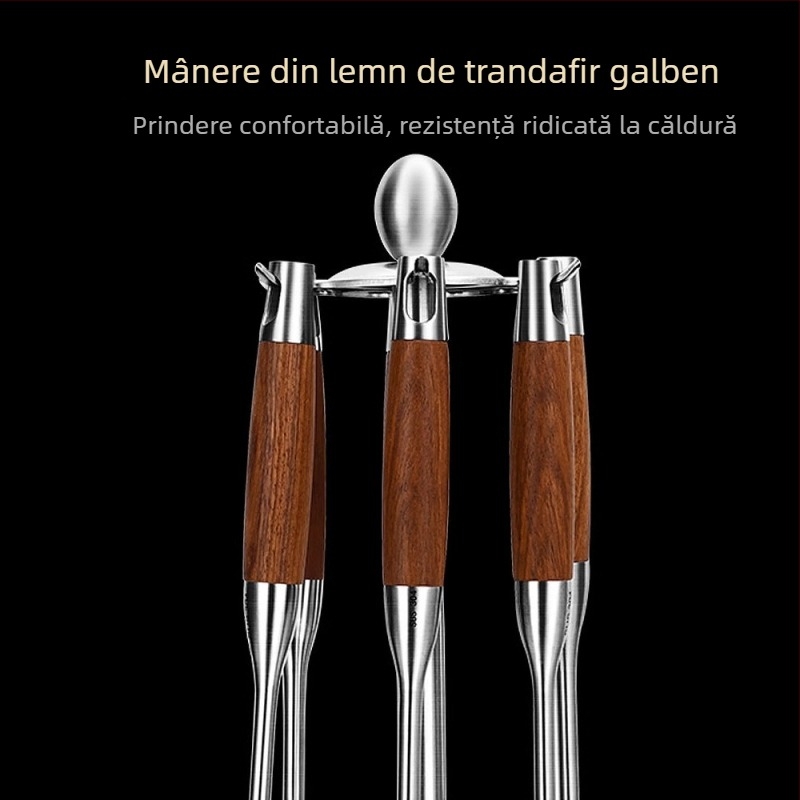 Set de 7 piese din oțel inoxidabil 304 pentru bucătărie