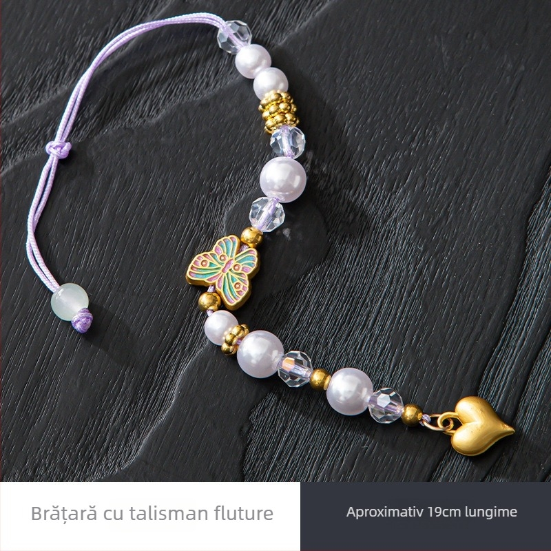 Accesorii pentru ceainic în stil antic, lucrate manual: ceainic din lut mov, ceainic Xi Shi, pandantiv din piatră pentru lingură, pandantiv pentru capacul ceainicului