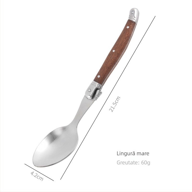 Set cuțite și furculițe pentru steak, stil franțuzesc, tacâmuri occidentale elegante pentru hoteluri