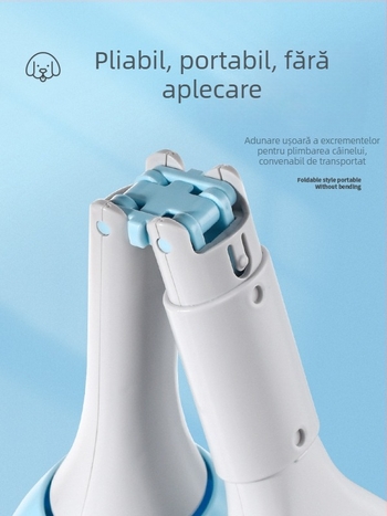 Colector de fecale pentru câini – instrument portabil pentru plimbări