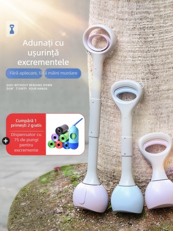 Colector de fecale pentru câini – instrument portabil pentru plimbări