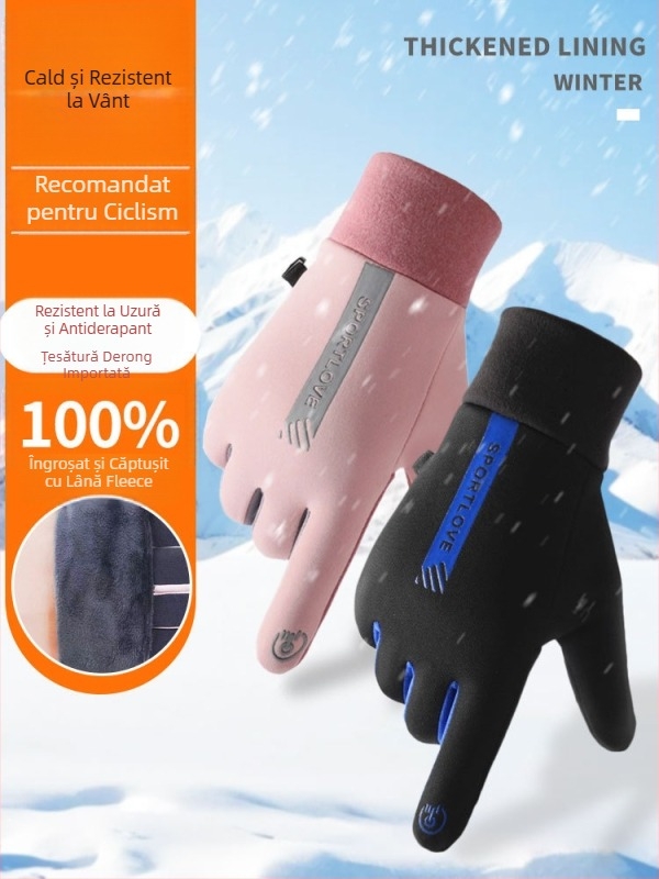 Mănuși de ciclism outdoor - antiderapante, rezistente la uzură, profesionale, unisex pentru bărbați și femei, pentru alpinism și drumeții